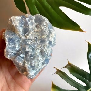 SOLD  - Blue Calcite Crystal Chunk